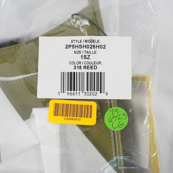 Marc Jacobs The Glam Claw Slip Leather Top Handle Shoulder Bag In Reed Green - Picture 13 of 15